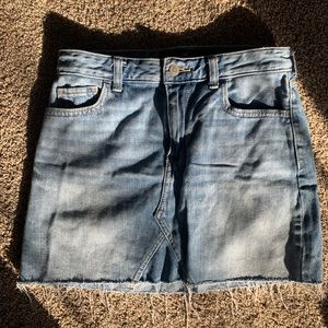 Hollister Jean Mini Skirt - Cute Skirt, Denim